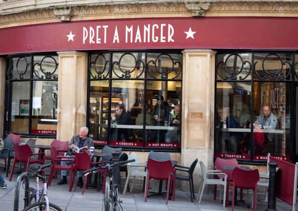 Celia Marsh died after eating a sandwich bought at this branch of Pret A Manger in Bath (Tom Wren/SWNS)