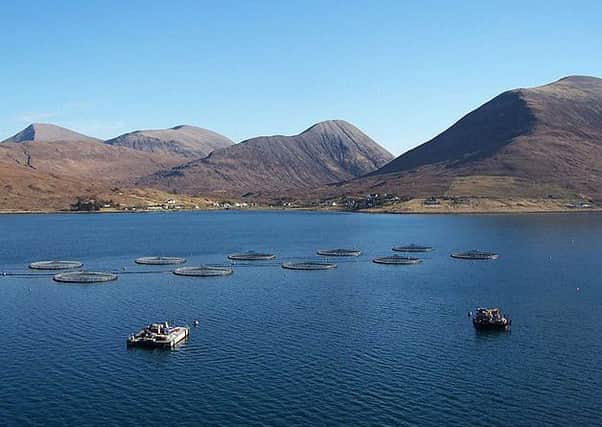 The total of fish farms which failed to meet the standards has risen slightly from 50 in 2016. Picture: Richard Dorrell/Geograph