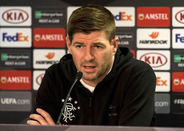 Rangers manager Steven Gerrard says Hearts are the real deal. Picture: SNS Group