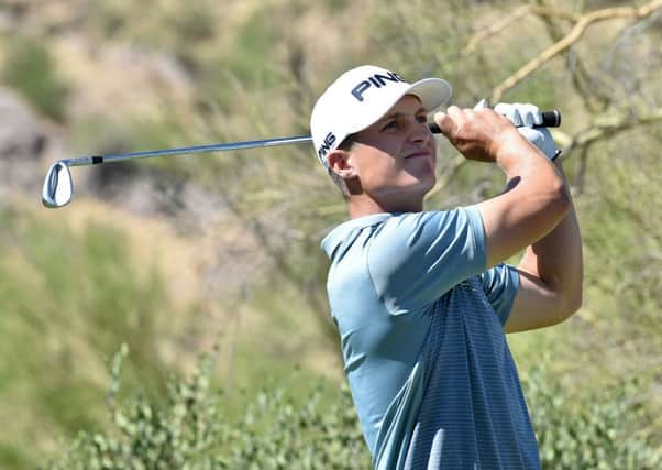 Calum Hill is chasing his second Challenge Tour triumph of the season on Irish soil. Picture: Mike Schoaf/Southwest PGA