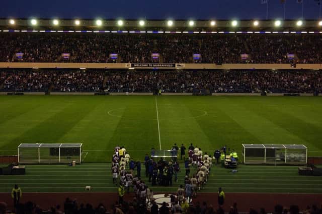Murrayfield hosted Hearts v SC Braga.  Pic: Neil Hanna