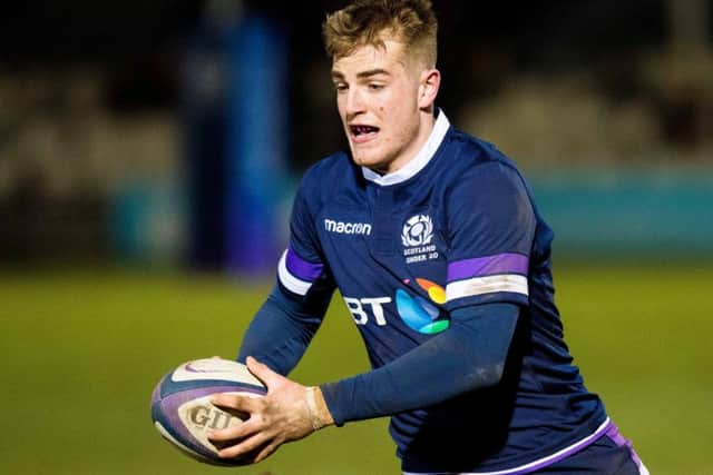 Scotland U20 international Stafford McDowall scored two tries for Ayr. Picture: SNS