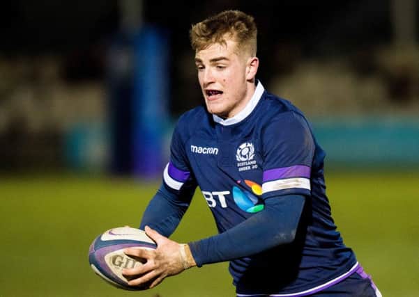 Scotland U20 international Stafford McDowall scored two tries for Ayr. Picture: SNS