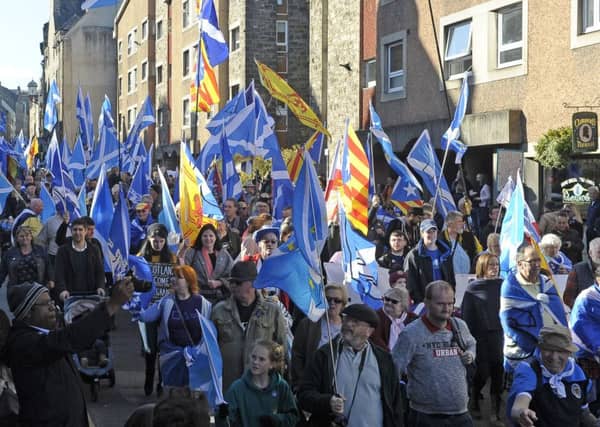 An independence march in Edinburgh earlier this month. Picture: Neil Hanna Photography
/TSPL