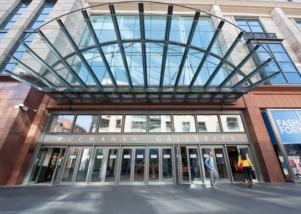 A woman gave birth inside a John Lewis store at Buchanan Galleries in Glasgow. Picture: John Devlin/TSPL