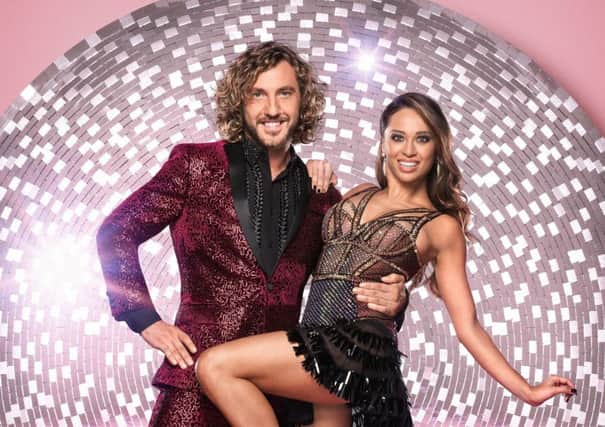 Seann Walsh with his dance partner Katya Jones apologised for their kiss: Picture: Ray Burmiston/PA Wire
.