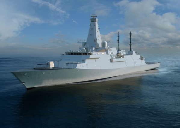 Undated handout photo issued by BAE/Ministry of Defence (MoD) of a computer generated image of the Type 26 Global Combat Ship. Picture: MoD