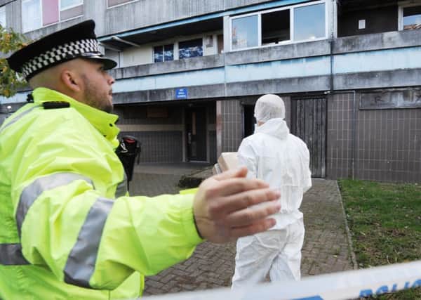 A man and a woman were pronounced dead at Forres Drive. Picture: George McLuskie