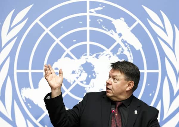 U.N. World Meteorological Organization secretary-general Petteri Taalas said that 'there is clearly need for a much higher ambition level to reach even a 2 degrees target'. Picture: PA