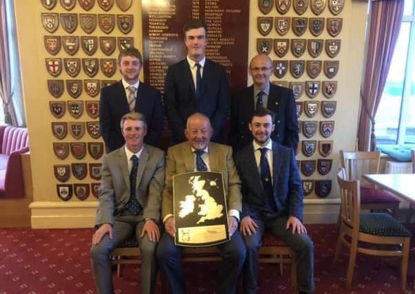 George Heriot's with the trophy