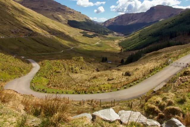 A landslide at the Rest and Be Thankful has forced the road to close. PPic: Shutterstock