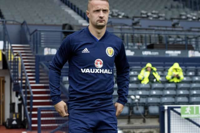 Scotland's Leigh Griffiths was "absolutely hammered" by staff after the Belgium game. Picture: SNS/Craig Williamson
