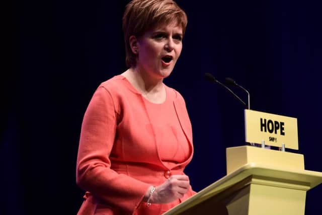 Nicola Sturgeon urged SNP supporters to be patient but said their ultimate goal was in sight (Picture: John Devlin)
