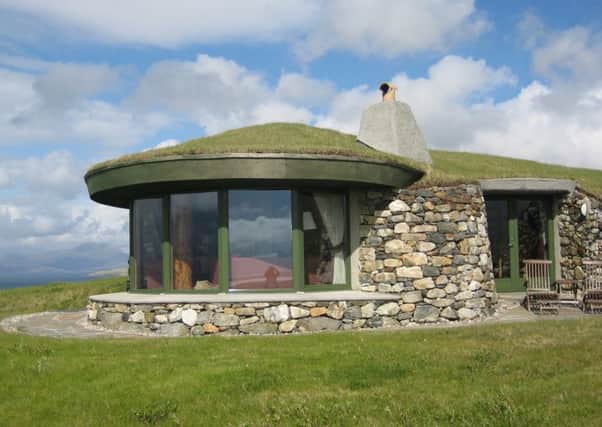 Blue Reef Cottages on Harris have been dubbed 'Hobbit houses'. Picture: Contributed