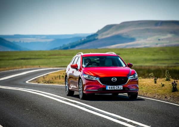 The Mazda6 has introduced a diamond pattern grille mesh, and stands out against its predominantly German rivals