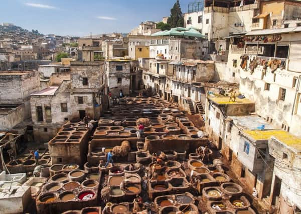 The tannery is one of the most impressive sights in Fes' Medina. Pic: Getty