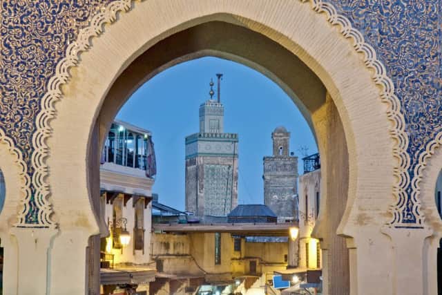 Bab Bou Jeloud gate (The Blue Gate) - one of the many entrances into the medina