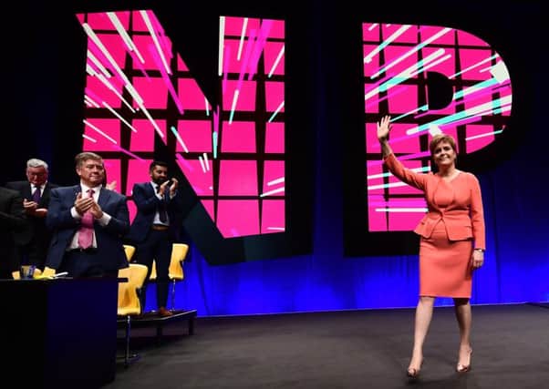 Nicola Sturgeon urged SNP members to be patient, saying the goal of independence was in sight (Picture: John Devlin)