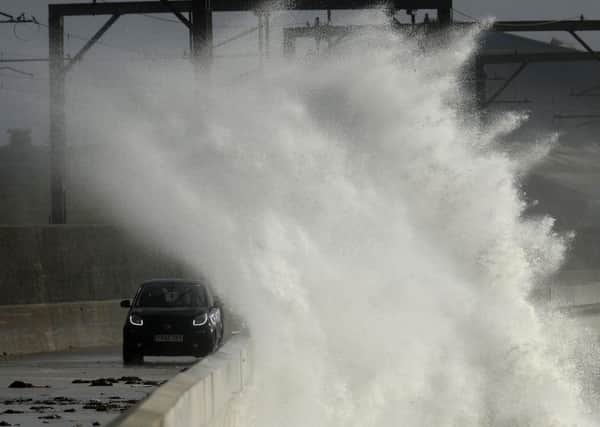 The Met Office said there is potential for gusts of 70-80mph around exposed coasts. Picture: SWNS