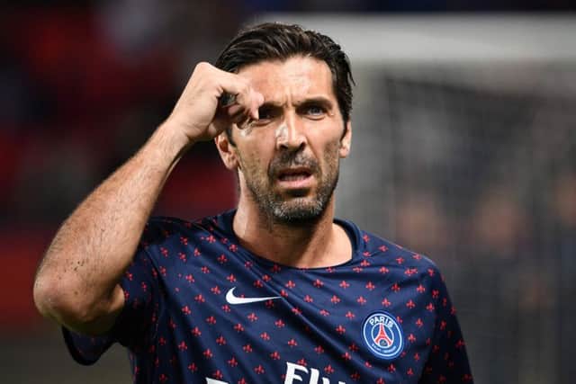 Gianluigi Buffon hailed the Ibrox atmosphere. Picture: AFP/Getty Images