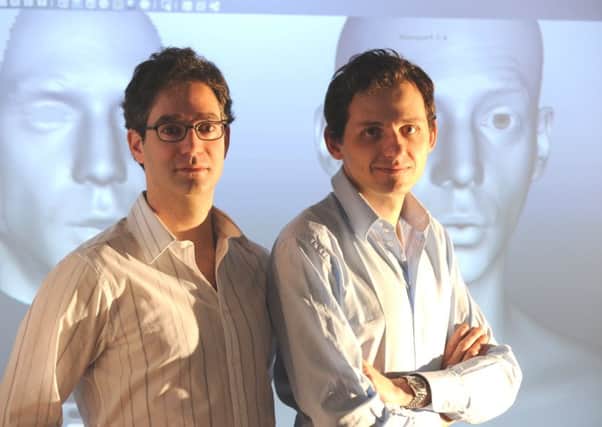 Michael Berger (left) and Gregor Hofer (right), co-founders of Edinburgh-based Speech Graphics are reaching a new level with expansion into the US and customer service markets. Picture: Contributed