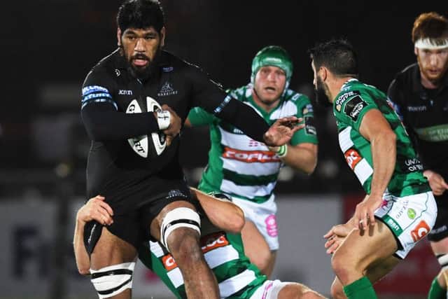 Brian Alainu'uese could be swapping Glasgow for Toulon. Picture: SNS Group