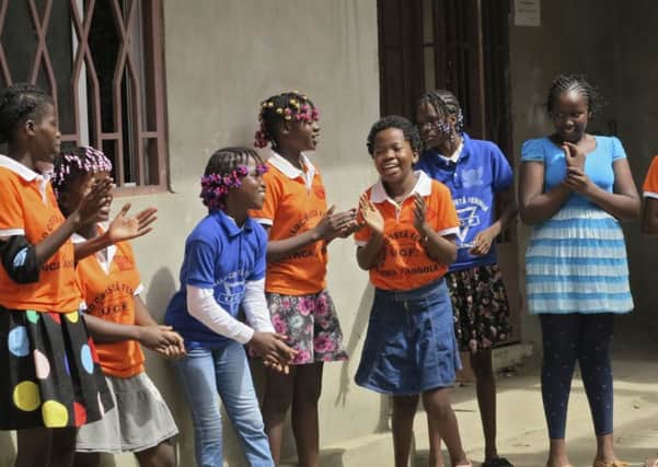 The Girls Building Bridges project in Luanda, Angola, is designed to help teenagers learn how to speak up for themselves