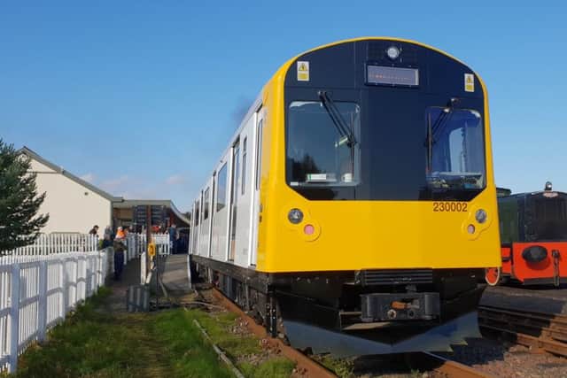 The new train cars carry two 100kWh Lithium batteries. Pic: Darrel Hendrie