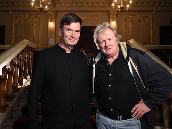 Ian Rankin and Charles Lawson met up before Monday's opening night performance.