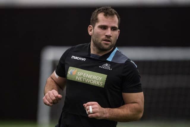 Fraser Brown reckons Glasgow were overawed the last time they faced off against Saracens in Europe. Picture: SNS Group