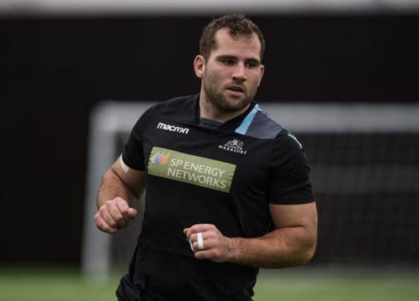 Fraser Brown reckons Glasgow were overawed the last time they faced off against Saracens in Europe. Picture: SNS Group