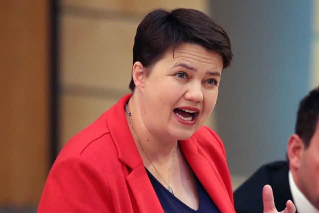 Ruth Davidson faces a test on Unviersal Credit. Picture: Jane Barlow/PA Wire