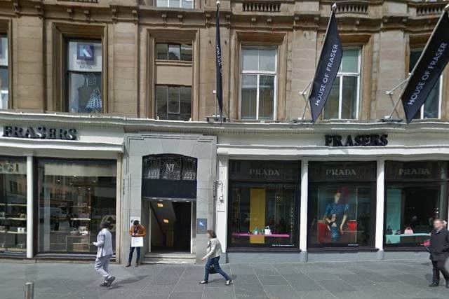 The store in Glasgow's Buchannan Street. Picture: Google