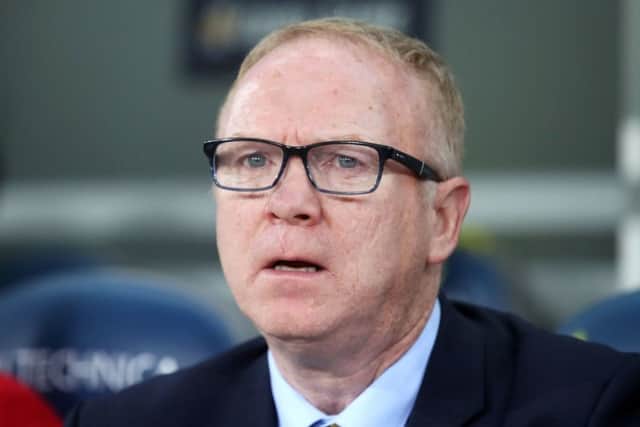 Scotland manager Alex McLeish. Picture: PA