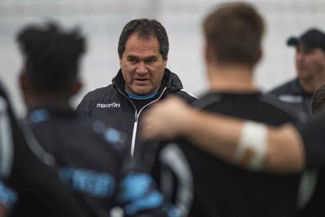 Dave Rennie knows his team face a stern test against Saracens but is hopeful of doing some damage. Picture: SNS Group