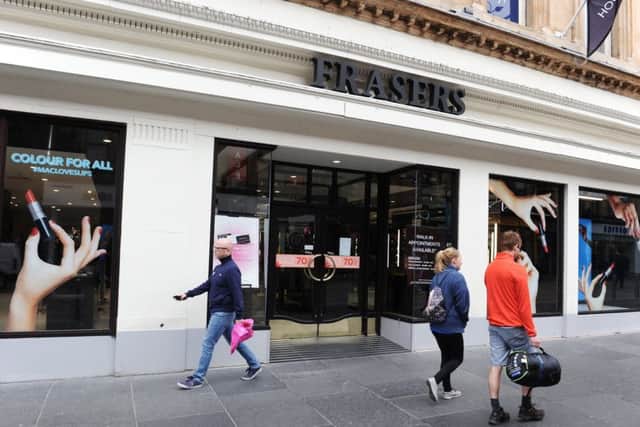 Mike Ashley of Sports Direct, below, plans to transform House of Fraser in Glagow  into the Harrods of the North selling brands like Hermes, Prada and Gucci. Picture: John Devlin