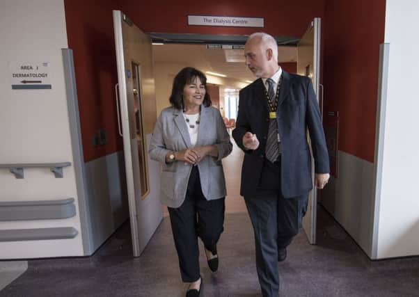 Health Secretary Jeane Freeman said the report found that boards are making 'steady progress' in reducing the level of backlog maintenance across their estates. Picture: John Devlin