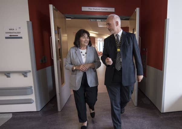 Health Secretary Jeane Freeman said the report found that boards are making 'steady progress' in reducing the level of backlog maintenance across their estates. Picture: John Devlin