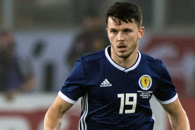 Celtic midfielder Lewis Morgan scored inside 60 seconds but Scot Gemmill's side lost 3-1 to Ukraine. File picture: SNS Group