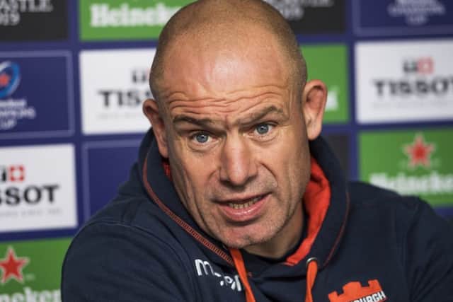 Edinburgh head coach Richard Cockerill. Picture: Gary Hutchison/SNS/SRU