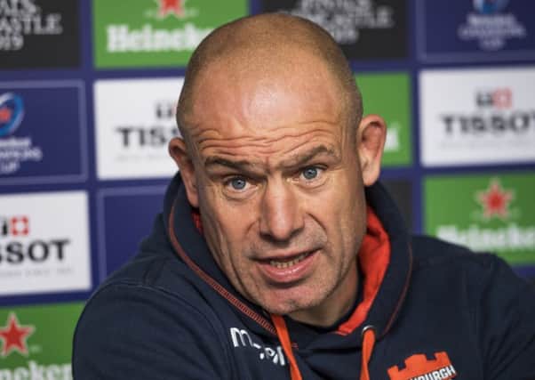 Edinburgh head coach Richard Cockerill. Picture: Gary Hutchison/SNS/SRU
