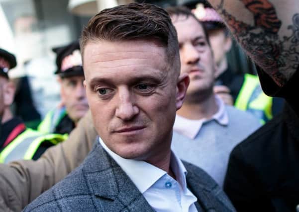 Stephen Yaxley-Lennon, better known as Tommy Robinson. (Photo by Jack Taylor/Getty Images)