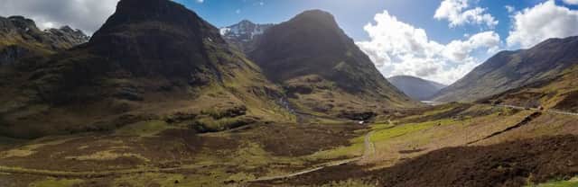 The A82 through Glencoe has been named as one of the most scenic roads in the country. PIC: Creative Commons/Flickr/Benjamin White.