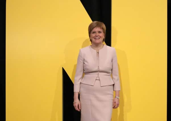 Nicola Sturgeon at last weeks SNP conference. Picture: PA