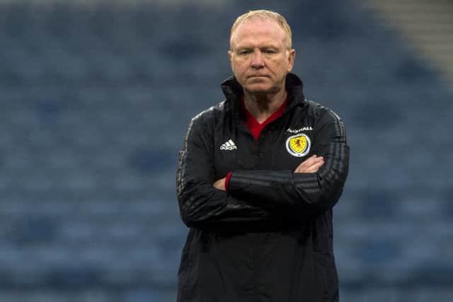 Alex McLeish has much to ponder tactically with Scotland. Pic: SNS