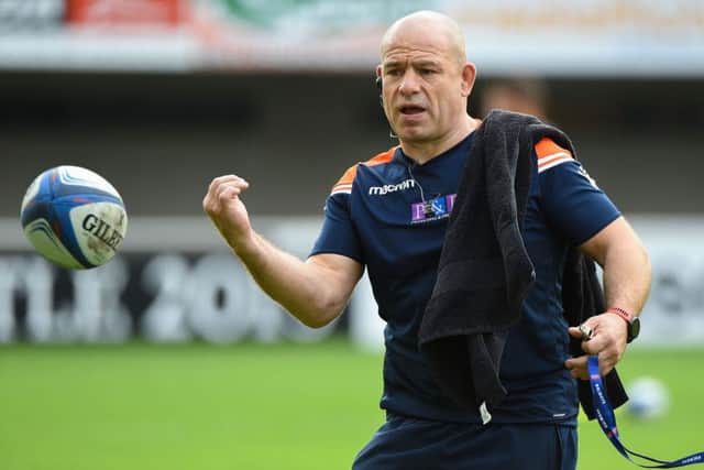 Richard Cockerill was impressed by Edinburgh's display in Montpellier but lamented the result. Pic: Getty
