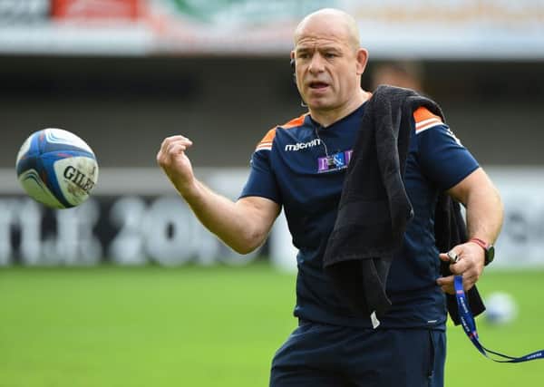 Richard Cockerill was impressed by Edinburgh's display in Montpellier but lamented the result. Pic: Getty