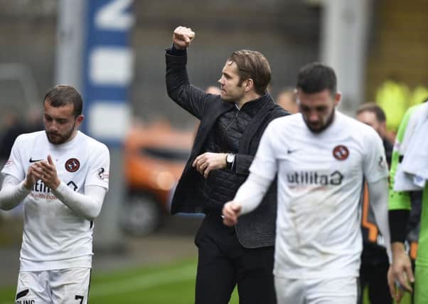 New Dundee United boss Robbie Neilson got the travelling fans back on side with a win. Picture: SNS.