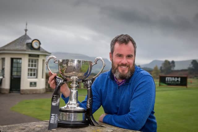 Chris Kelly won his third Scottish PGA Championship by six strokes last year. Picture: Kenny Smith.
