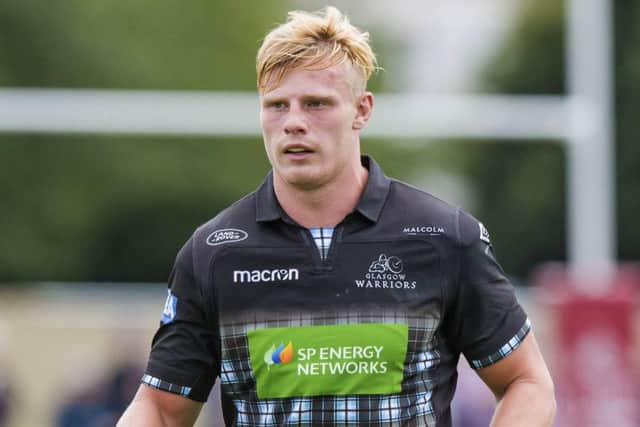 Matt Smith touched down twice for Glasgow Hawks. Picture: SNS/SRU.